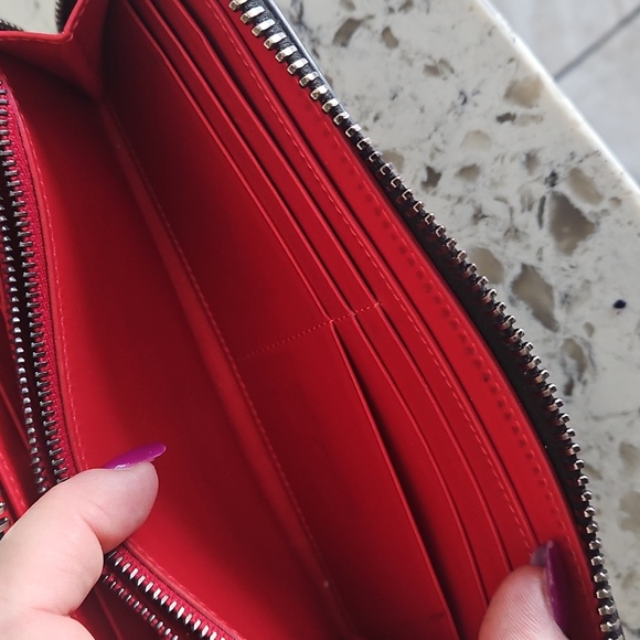 Christian Louboutin Black Wallet with Silver And Gold Studs - Picture 14 of 17